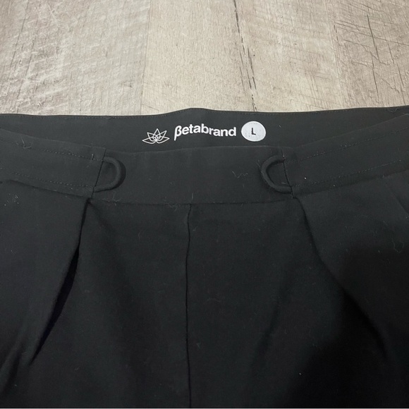 Betabrand black full length pants size large - Picture 2 of 4